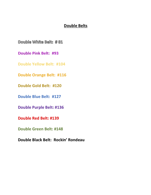 belts 